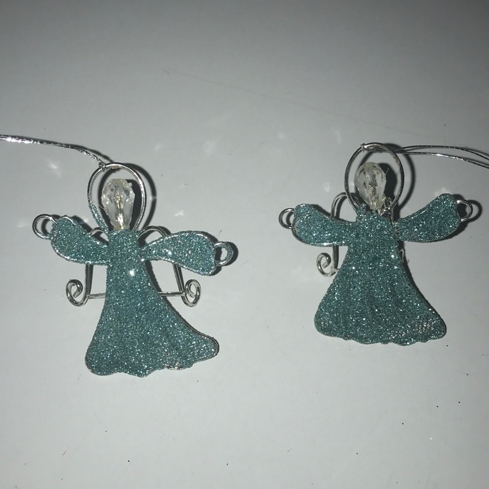 Blue angel ornaments!